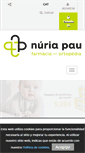 Mobile Screenshot of farmacianuriapau.com