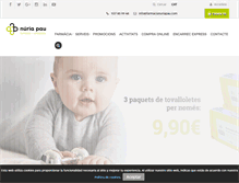 Tablet Screenshot of farmacianuriapau.com
